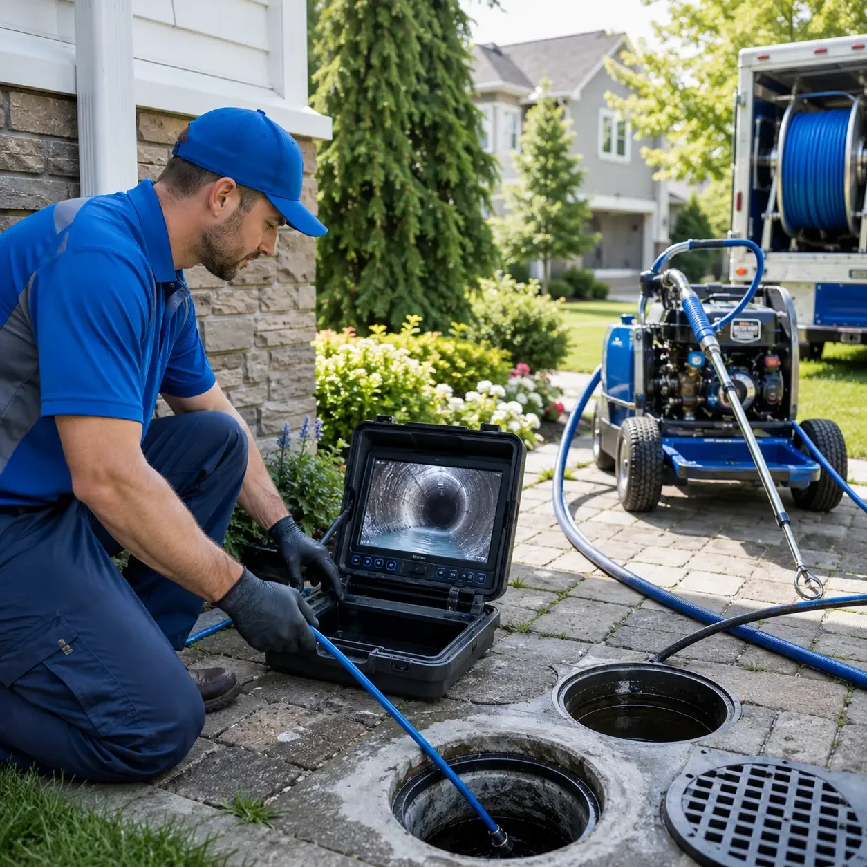 Outdoor drain cleaning professionals serving San Quentin, CA